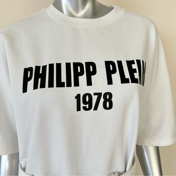 Philipp Plein women T-shirt with belt size XL Retail 850$ - Picture 2 of 10